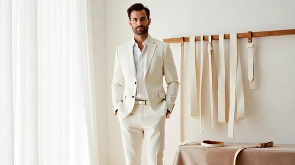 Choisir une ceinture blanche pour homme adaptée à votre style